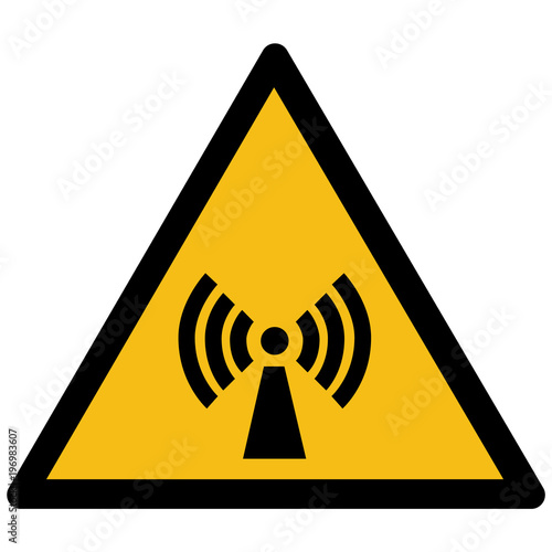 Non-ionizing radiation sign