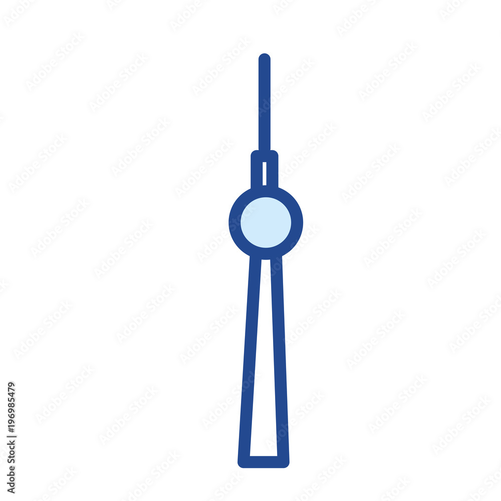 Fernsehturm / Berlin Vector Icon Fernsehturm / Berlin Vector Icon
