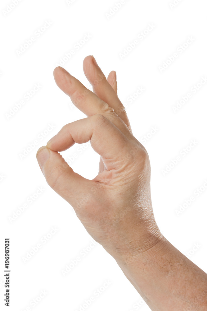 Hand OK sign