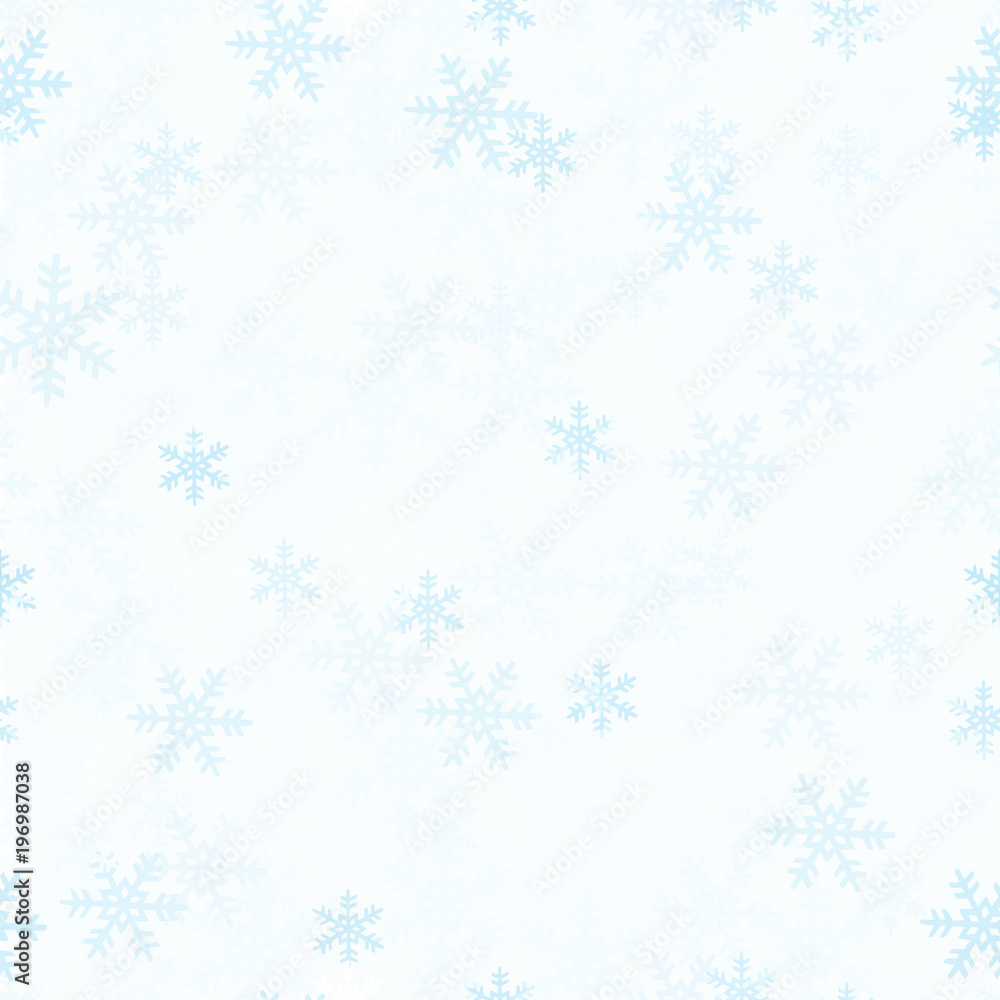 Seamless texture with snowflakes