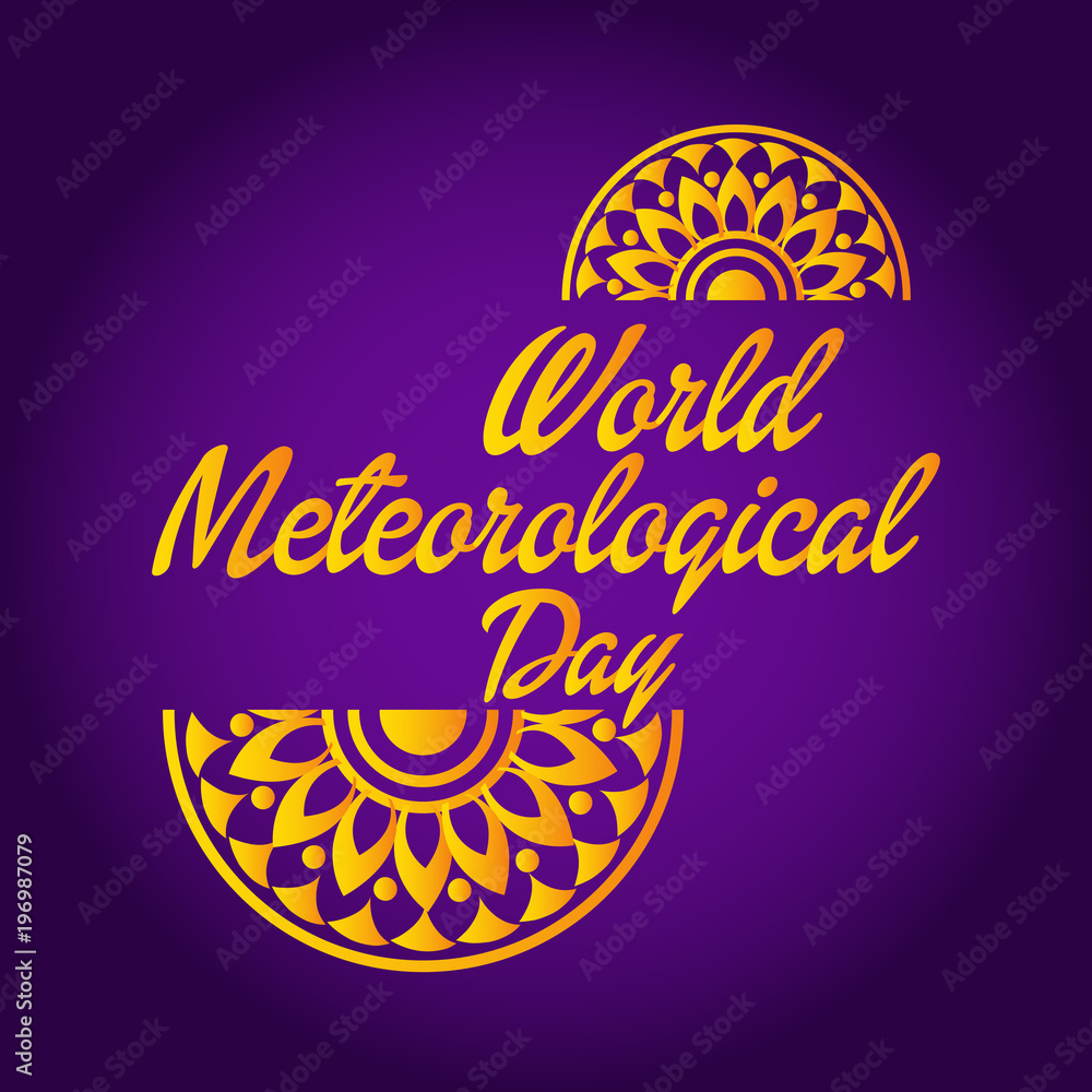 Obraz premium World Meteorological Day