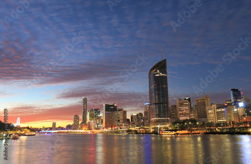 Brisbane downtown skyscrapers cityscape Australia © tktktk
