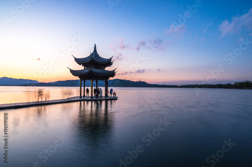 Jixian pavilion in hangzhou china
