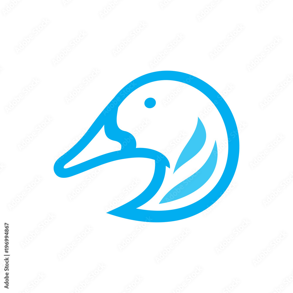 Obraz premium Duck meat sign