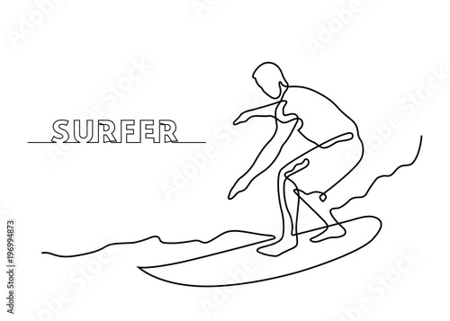 one line serfer