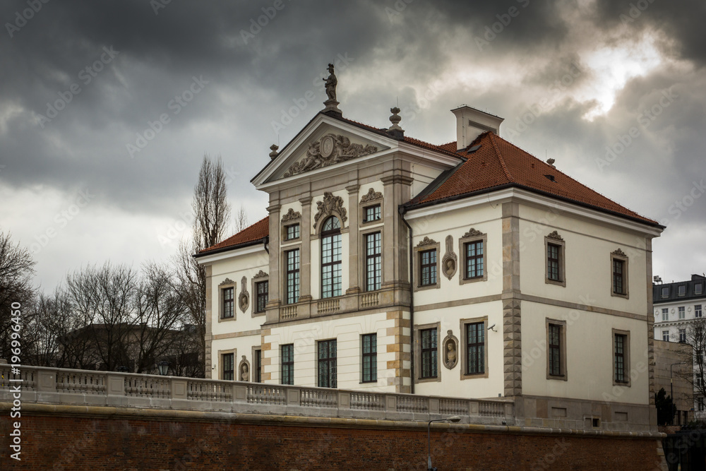 Baroque palace (Museum of Frederick Chopin) in Warsaw, Poland