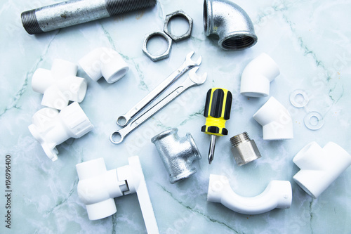 Various plumbers tools