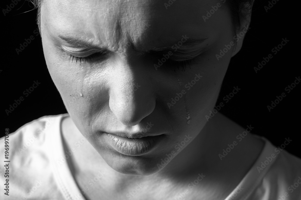 sad woman crying sad woman crying