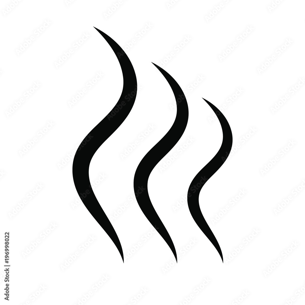 Smoke puff vector icon illustration isolated on white background Smoke puff vector icon illustration isolated on white background