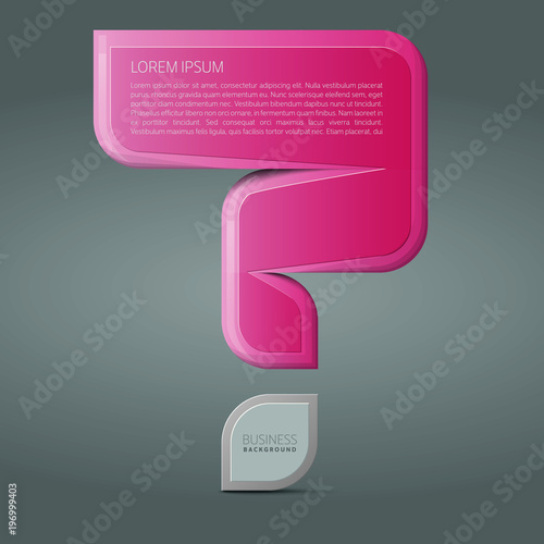 Business question mark can be used for publication, promotion, newsletter or strategy.