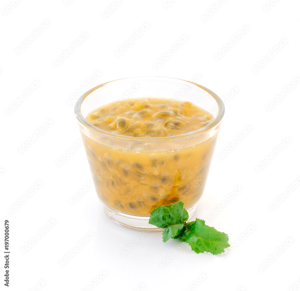 passion fruits isolated on white background passion fruits isolated on white background