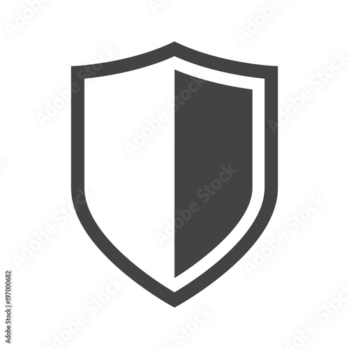 Vector shield icon. Security vector icon collection. Protection logo, shield. Сryptocurrency protection sign. Reliability crypto wallet. Crypto currency security web button. Interface design element.