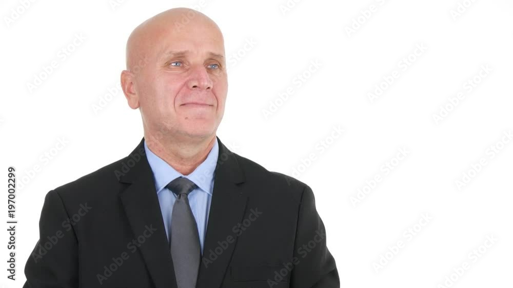 Profile View with Happy Businessperson Smiling and Thumbs Up Ok Hand Gestures Profile View with Happy Businessperson Smiling and Thumbs Up Ok Hand Gestures