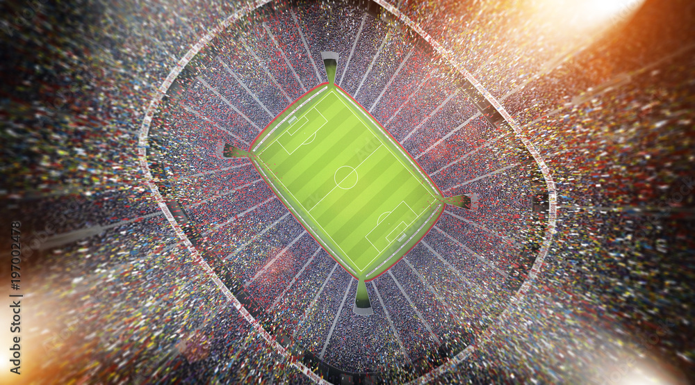Obraz premium The stadium, top view