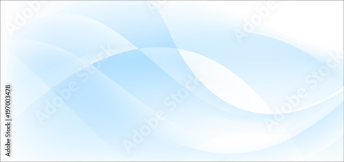 Blue wavy abstract background