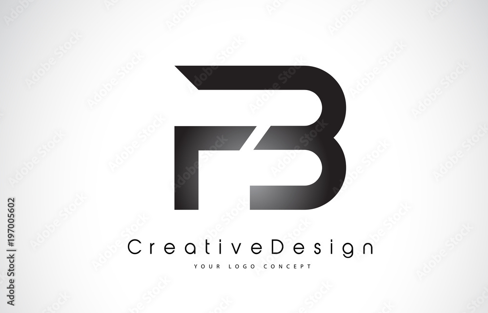 FB F B Letter Logo Design. Creative Icon Modern Letters Vector Logo. FB F B Letter Logo Design. Creative Icon Modern Letters Vector Logo.