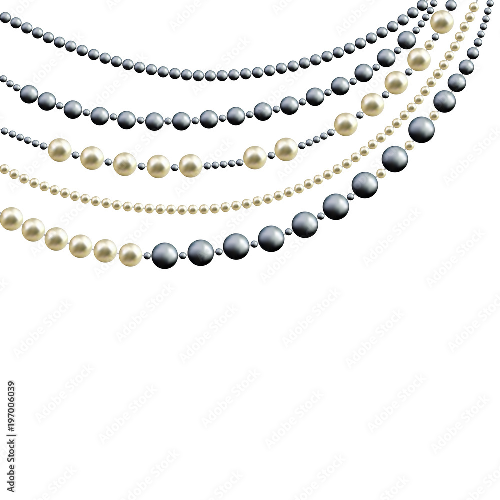 Pearl. Decoration. Threads. Jewelry. Beads. Black. White. Border. Fashion. Luxury. Pearl. Decoration. Threads. Jewelry. Beads. Black. White. Border. Fashion. Luxury.