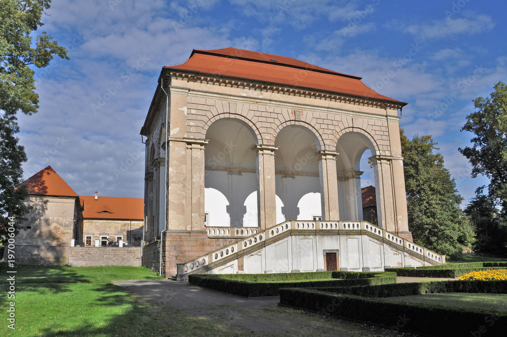 Obraz premium Jicin (Jičín), loggia, Albrecht von Wallenstein