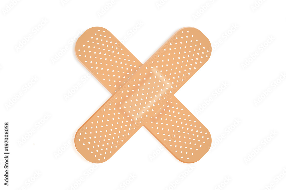 Zwei Wundpflaster Zwei Wundpflaster