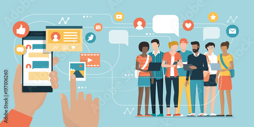Social media app and social networks