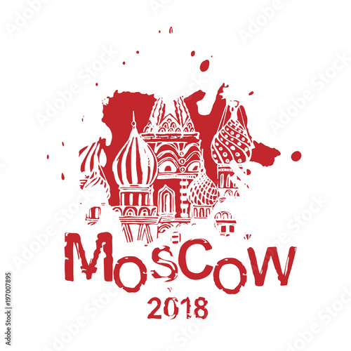 Handdrawn Moscow Image