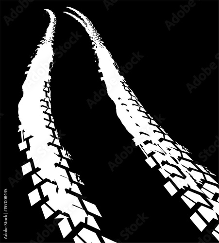 Tire Track Road