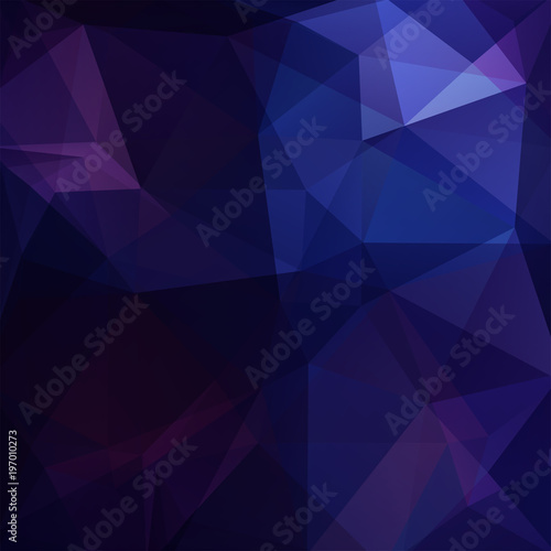 Fototapeta Naklejka Na Ścianę i Meble -  Abstract geometric style blue background. Vector illustration