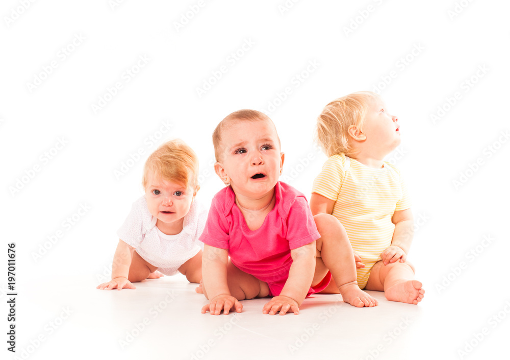 Children's grief of the three babies Children's grief of the three babies