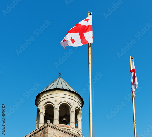 bells and flag of Georgia