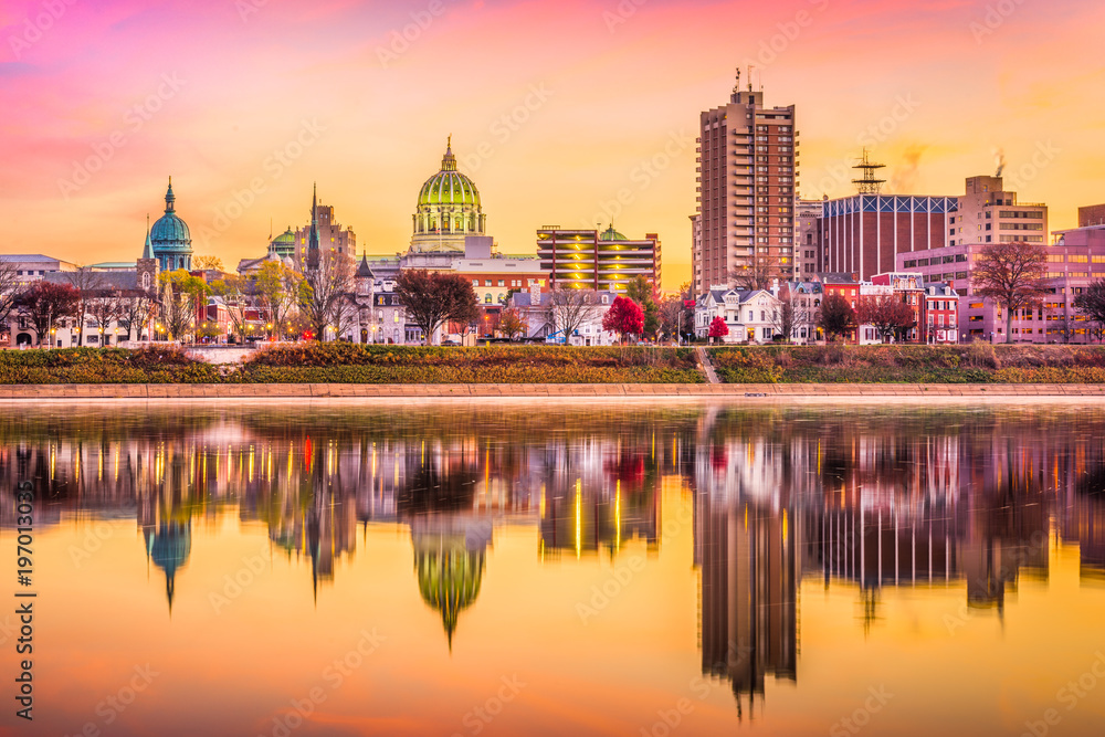 Ταπετσαρία Harrisburg, Pennsylvania, USA Skyline