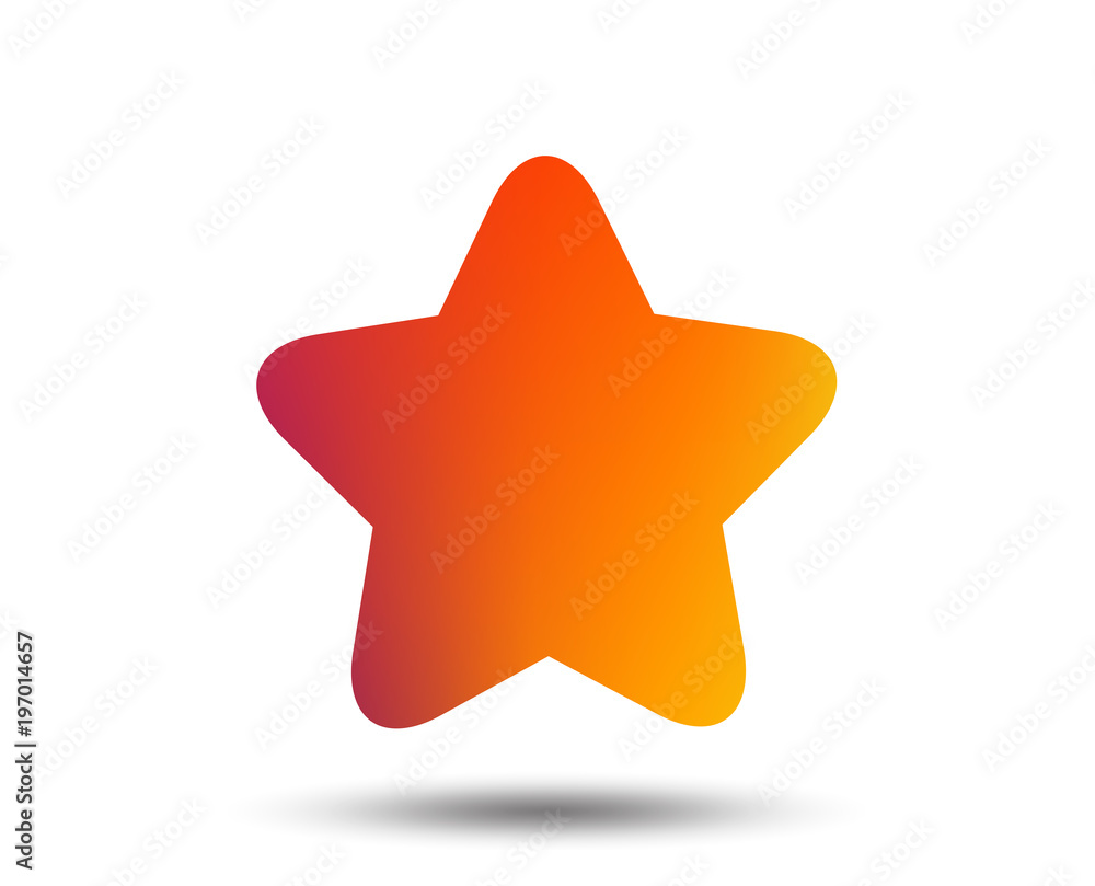 Star sign icon. Favorite button. Navigation symbol. Blurred gradient design element. Vivid graphic flat icon. Vector Star sign icon. Favorite button. Navigation symbol. Blurred gradient design element. Vivid graphic flat icon. Vector