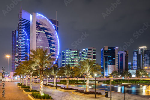 West Bay on the Corniche in Doha Qatar photo