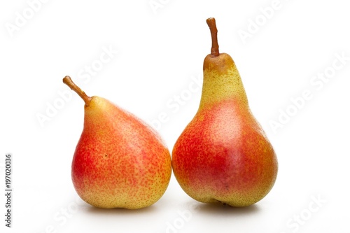 Yellow and Red Pears