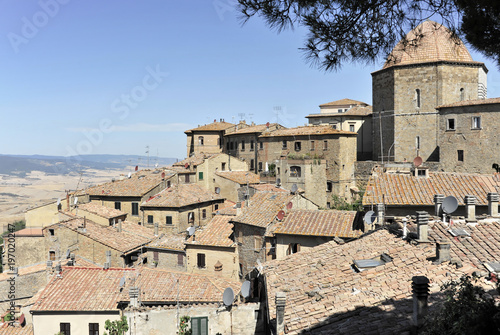 Häuser, Altstadt, Volterra, Toscana, Italien, Europa