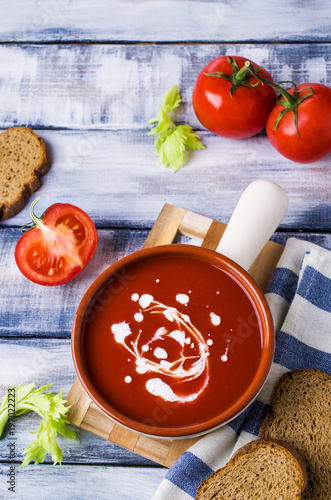 Traditional tomato soup