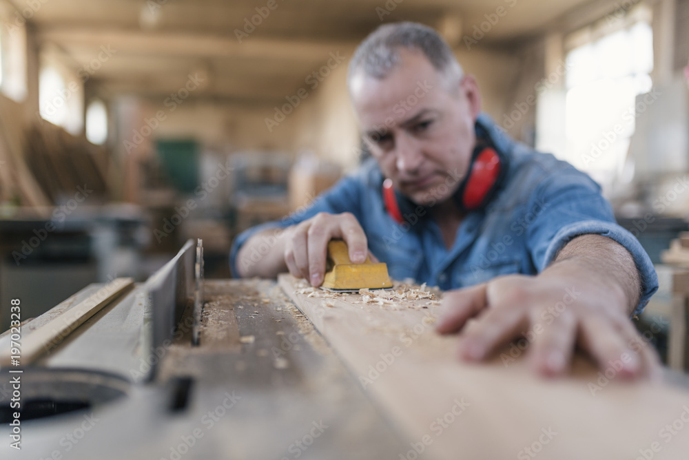 Carpentry workshop routine. Carpentry workshop routine.
