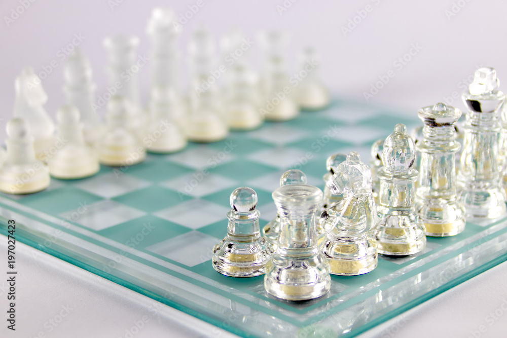 Glass Chess Set Glass Chess Set