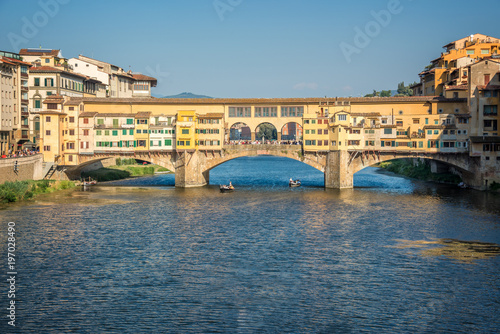 Ponte Vecchio over Arno river in Florence, Tuscany, Italy