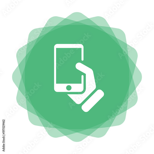 App Icon mint - Smartphone in Hand