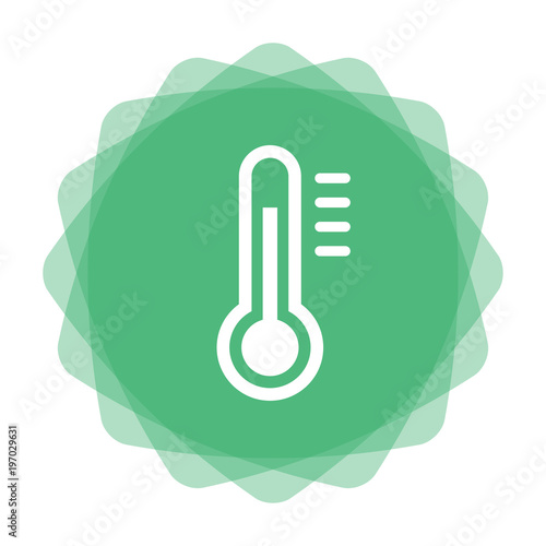 App Icon mint - Thermometer hoch
