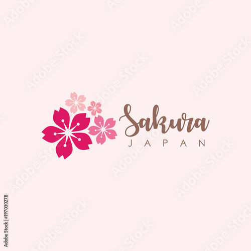Sakura Japan Vector Template Design
