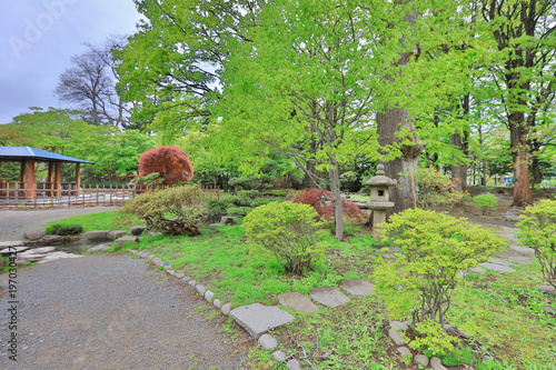 the Nakajima Park  at  Sapporo, hokkaido Japan photo