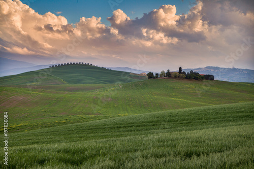 Val d'Orcia in primavera Toscana Italia photo