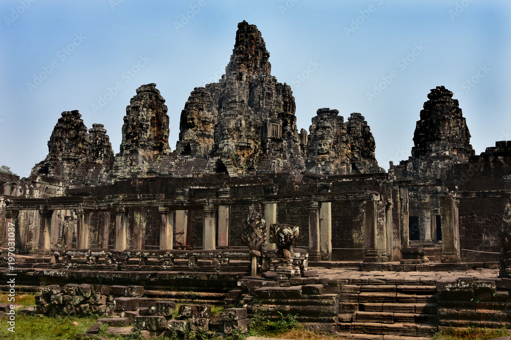 Bayon Temple in Angkor,Cambodia