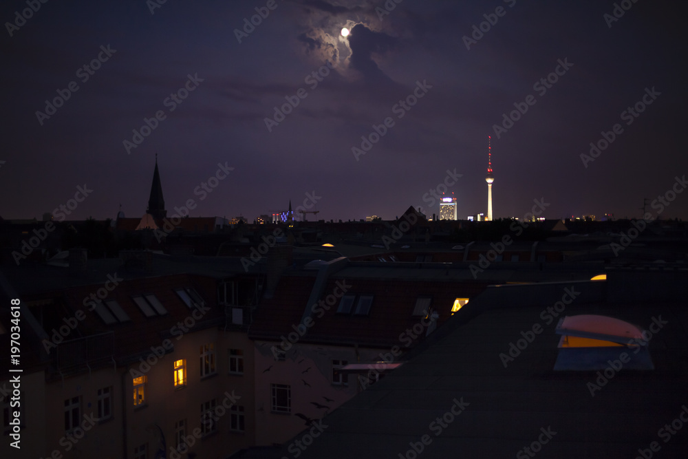 Fototapeta premium Cityscape at night
