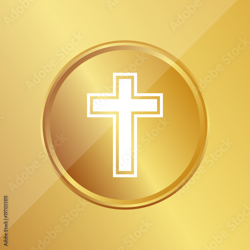 Gold Medaille - Kreuz