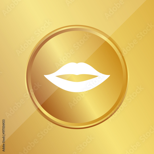 Gold Medaille - Mund