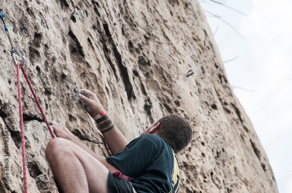 Fototapeta premium climb