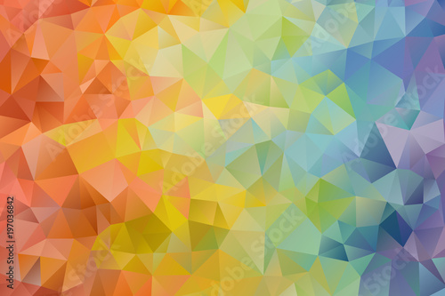 vector multicolored abstract background of effect geometric triangles