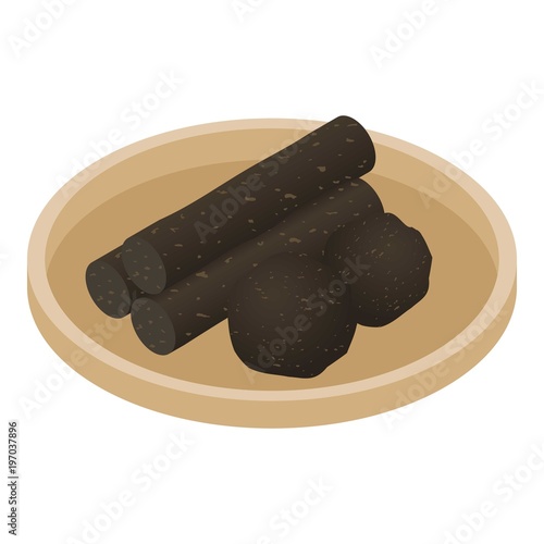 Propolis icon. Isometric illustration of propolis vector icon for web